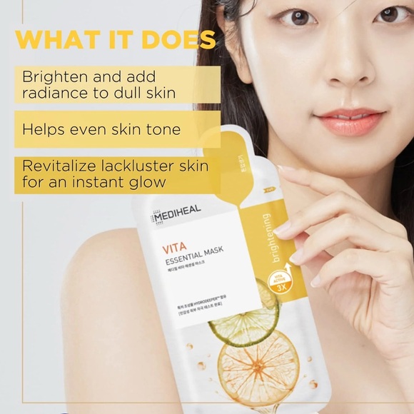 18x Mediheal Korean VITA Essential Sheet Face Mask - Picture 3 of 6